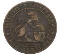Монета 2 сентимо 1870 года Испания (Артикул: K10-1993) — Фото №2