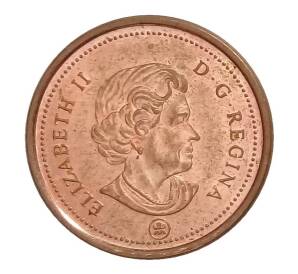 1 цент 2007 года Канада — Фото №2