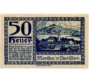 50 геллеров 1920 года Австрия — Мондзее (Нотгельд) — Фото №1