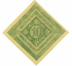 10 геллеров 1920 года Австрия — Мельн (Нотгельд) — Фото №2