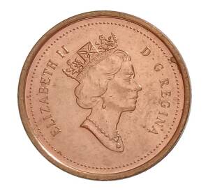 1 цент 2001 года Канада — Фото №2