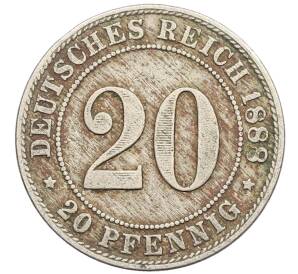 20 пфеннигов 1888 года J Германия — Фото №1