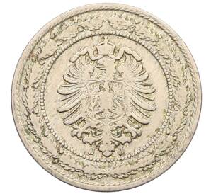 20 пфеннигов 1888 года J Германия