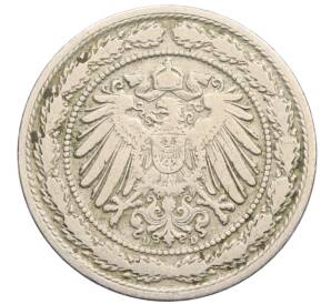 20 пфеннигов 1890 года D Германия — Фото №2