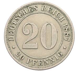 20 пфеннигов 1887 года A Германия — Фото №1