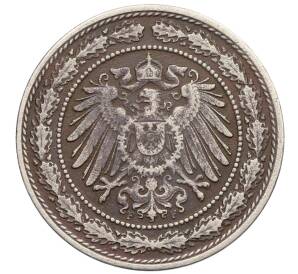 20 пфеннигов 1890 года F Германия — Фото №2