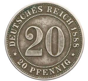 20 пфеннигов 1888 года G Германия — Фото №1