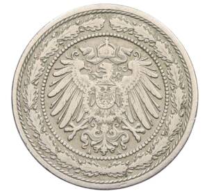 20 пфеннигов 1890 года A Германия — Фото №2