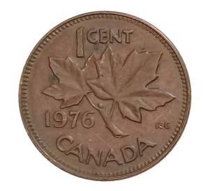 1 цент 1976 года Канада — Фото №1