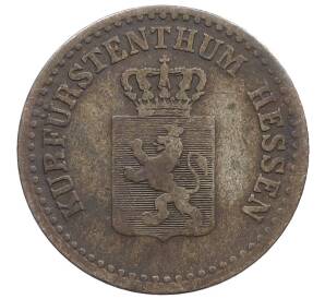 1 серебряный грош 1860 года Гессен-Кассель — Фото №2
