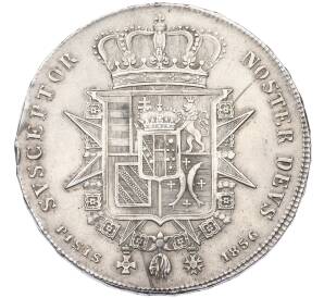 4 флорина 1856 года Тоскана — Фото №2