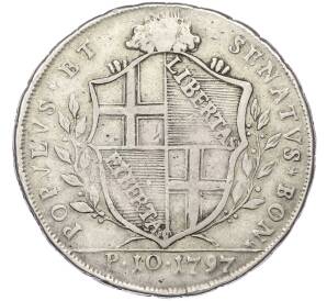 1 скудо (10 паоли) 1797 года Болонья — Фото №2