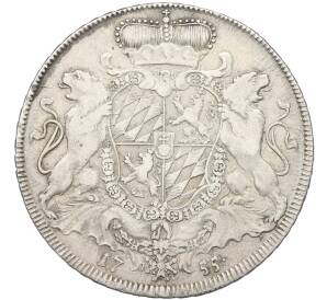 1 талер 1755 года Бавария — Фото №1