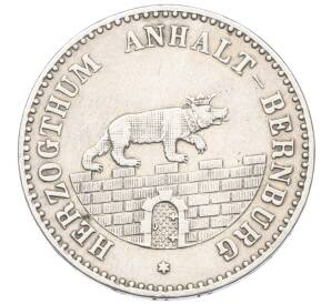 1/6 талера 1856 года Ангальт-Бернбург — Фото №2