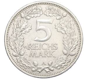 5 рейхсмарок 1925 года A Германия «Тысячелетие Рейнланда»