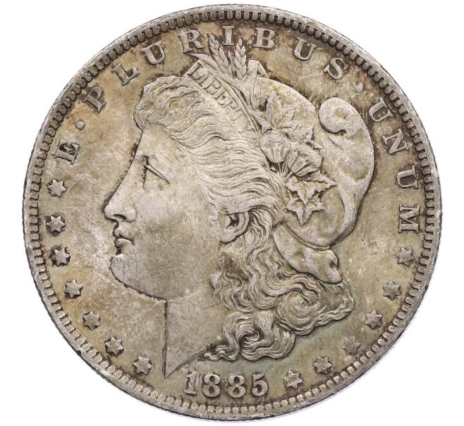 Монета 1 доллар 1885 года O США (Артикул: K10-2121) — Фото №1