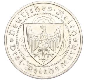 3 рейхсмарки 1930 года А Германия «700 лет со дня смерти Вальтера фон дер Фогельвейде» — Фото №2