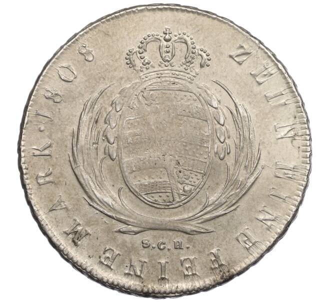 Монета 1 талер 1808 года Саксония (Артикул: K10-2149) — Фото №2