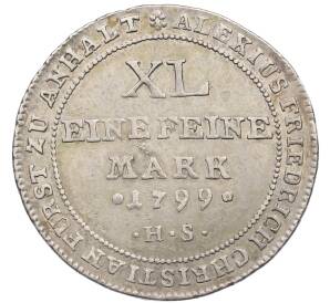 1/3 талера 1799 года Ангальт-Бернбург — Фото №1