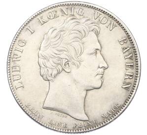 1 талер 1833 года Бавария «Памятник баварцам которые пали в России» — Фото №2
