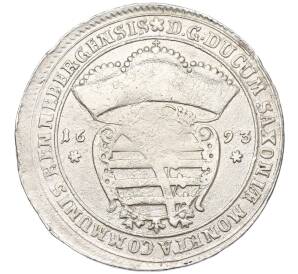 2/3 талера 1693 года Хеннеберг-Ильменау — Фото №2