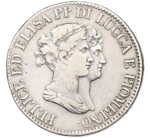 5 франков 1807 года Лукка и Пьомбиньо — Фото №1