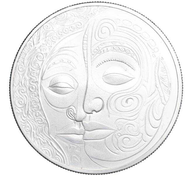 Монета 2 доллара 2023 года Ниуэ «Маори — Лица маори с татуировками» (Артикул: K10-2207) — Фото №1