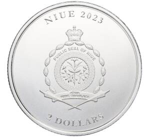 2 доллара 2023 года Ниуэ «Магнум опус» — Фото №2