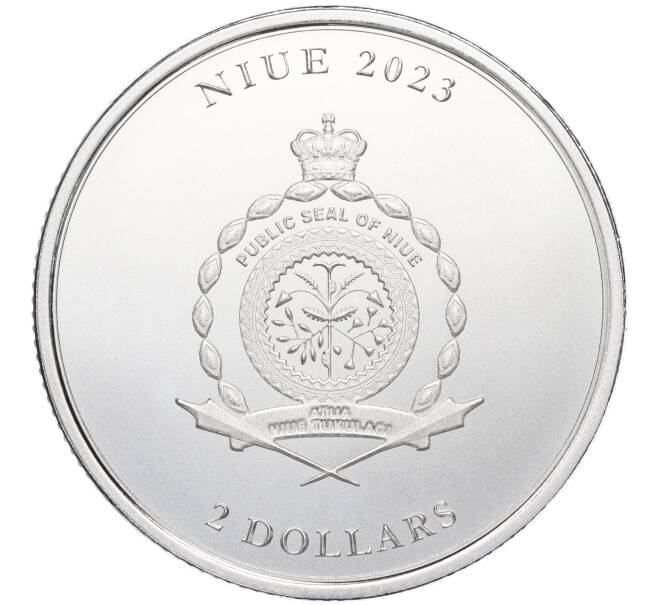 Монета 2 доллара 2023 года Ниуэ «Магнум опус» (Артикул: K10-2213) — Фото №2