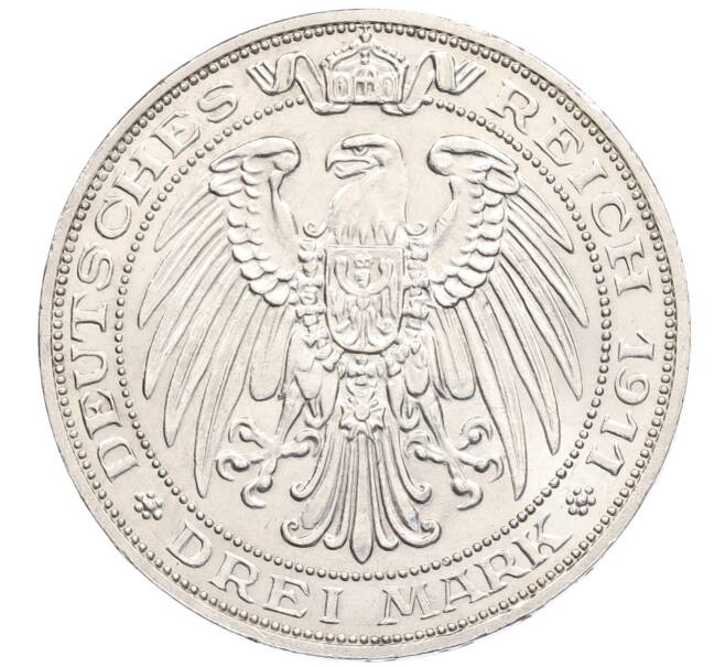 Монета 3 марки 1911 года Германия (Пруссия) «Бреславский университет» (Артикул: K10-2244) — Фото №2