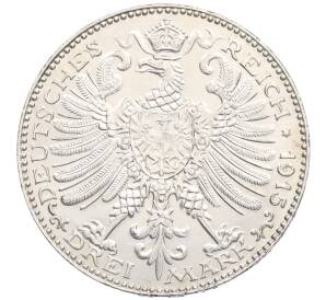 3 марки 1915 года Германия (Саксен-Веймар-Эйзенах) «100 лет Великим герцогам» — Фото №2