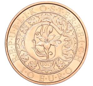 10 евро 2017 года Австрия «Посланники небес — Архангел Гавриил» — Фото №2