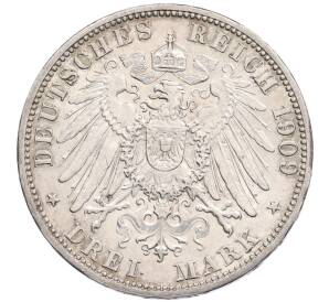3 марки 1909 года Германия (Баден) — Фото №2