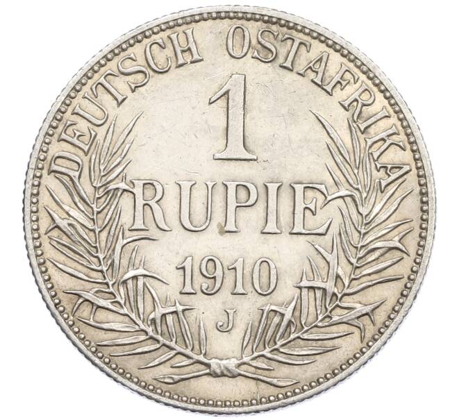 Монета 1 рупия 1910 года Германская Восточная Африка (Артикул: K10-2286) — Фото №1