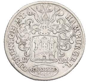 8 шиллингов 1726 года Гамбург — Фото №1