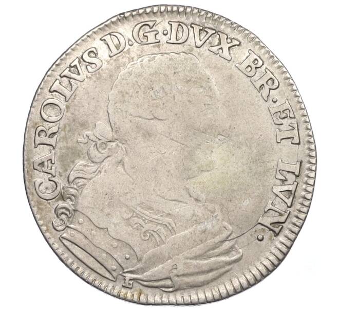 Монета 1/3 талера 1765 года Брауншвейг-Вольфенбюттель (Артикул: K10-2299) — Фото №2