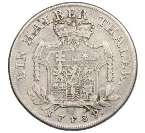 1/2 талера 1789 года Гессен-Кассель — Фото №2