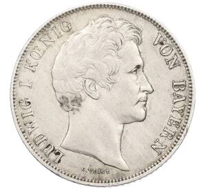 1 гульден 1837 года Бавария — Фото №2