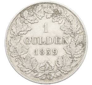 1 гульден 1839 года Вюртемберг — Фото №1