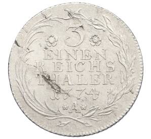 1/3 талера 1774 года Пруссия — Фото №2