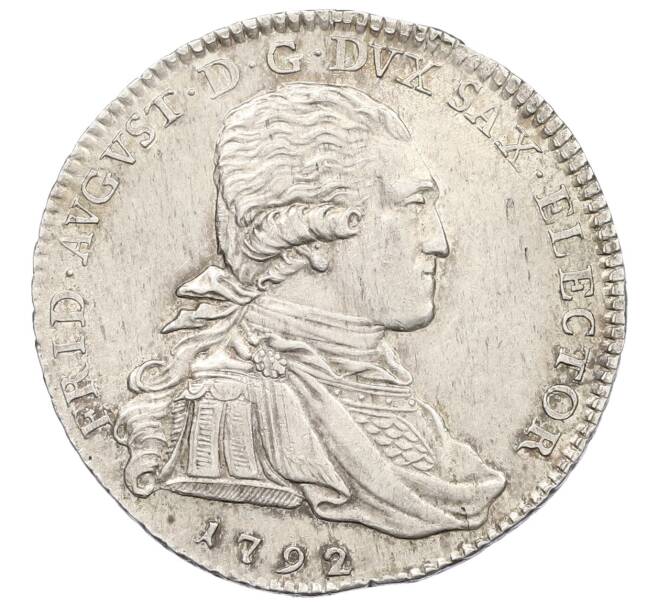 Монета 1/3 талера 1792 года Саксония «Викарий Фридриха Августа III» (Артикул: K10-2311) — Фото №1