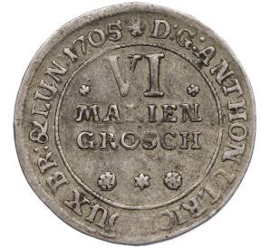 6 мариеншрошей 1705 года Брауншвейг-Вольфенбюттель — Фото №2