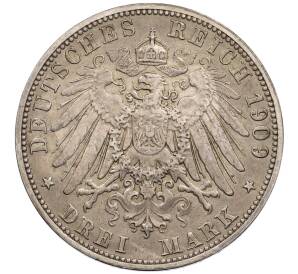 3 марки 1909 года Германия (Любек) — Фото №2