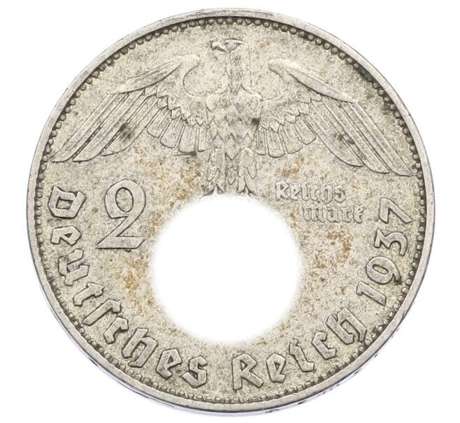 Монета 2 рейхсмарки 1937 года D Германия (Артикул: K10-2359) — Фото №1