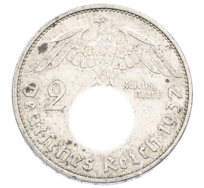 Монета 2 рейхсмарки 1937 года A Германия (Артикул: K10-2362) — Фото №1