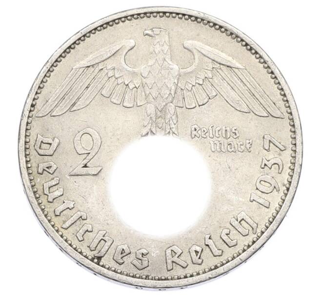 Монета 2 рейхсмарки 1937 года A Германия (Артикул: K10-2374) — Фото №1