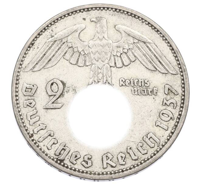 Монета 2 рейхсмарки 1937 года A Германия (Артикул: K10-2375) — Фото №1