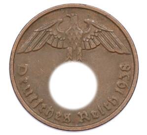 2 рейхспфеннига 1938 года D Германия