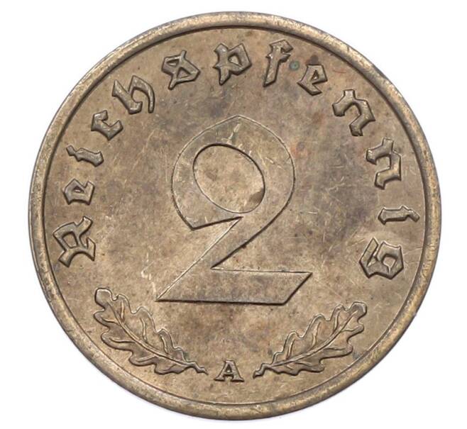 Монета 2 рейхспфеннига 1940 года A Германия (Артикул: K10-2385) — Фото №2
