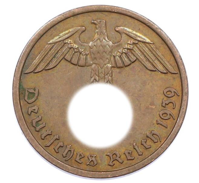Монета 2 рейхспфеннига 1939 года A Германия (Артикул: K10-2391) — Фото №1
